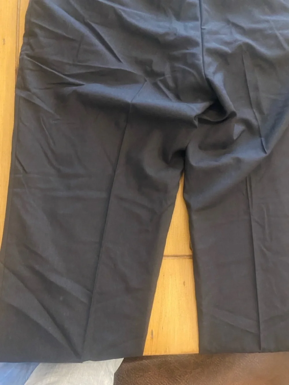 Canali Men's Black Wool Trouser Pants NEW size 36 not hemmed